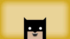 Minimalist Batman Cartoon Artwork Wallpaper