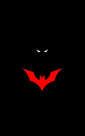 Minimalist Batman Symbol Illustration Iphone Wallpaper
