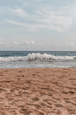 Minimalist Beach Vibes Wallpaper