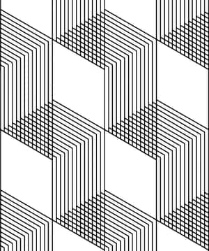 Minimalist Black And White Geometric Pattern Wallpaper