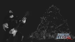 Minimalist Black Brutal Legend Wallpaper