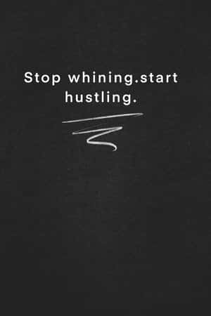 Minimalist Black Whining Quote Wallpaper Wallpaper