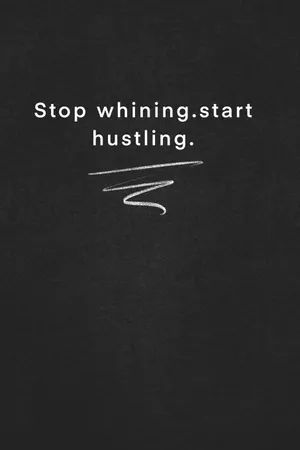 Minimalist Black Whining Quote Wallpaper Wallpaper