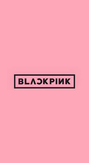 Minimalist Blackpink Logo Design Wallpaper