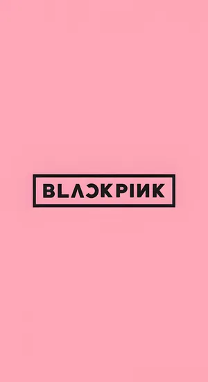 Minimalist Blackpink Logo Design Wallpaper