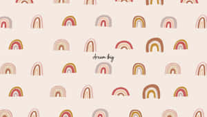 Minimalist_ Boho_ Rainbows_ Desktop_ Background Wallpaper