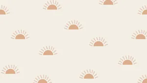 Minimalist_ Boho_ Sunrise_ Pattern Wallpaper