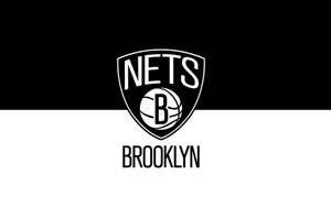 Minimalist Brooklyn Nets Logo Wallpaper