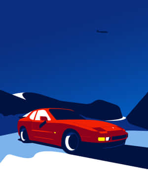 Minimalist Car - A Dream In Simplicity Wallpaper