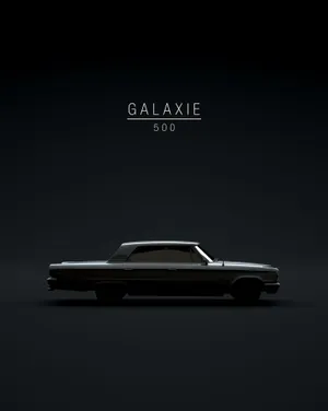 Minimalist Car On Open Road Wallpaper