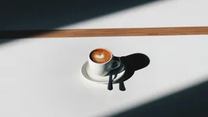 Minimalist Coffee Aesthetic Wallpaper