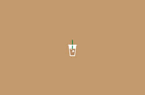 Minimalist Coffee Cup Design Wallpaper