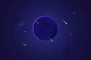 Minimalist Colorful Abstract Art Wallpaper