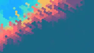 Minimalist Colorful Abstract Art Wallpaper Wallpaper