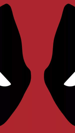 Minimalist Deadpool Logo Close Up Wallpaper