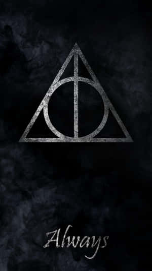 Minimalist Deathly Hallows Always Wallpaper