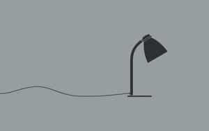 Minimalist Desk Lamp Design Wallpaper