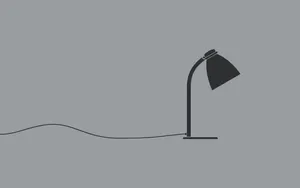 Minimalist Desk Lamp Design Wallpaper