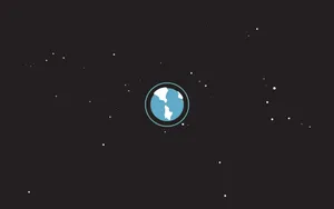 Minimalist Desktop Graphic Earth Wallpaper