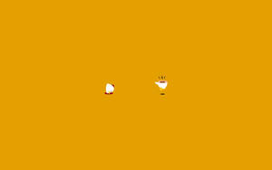 Minimalist Desktop Yellow Wallpaper