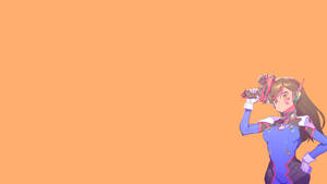 Minimalist Fan Art Dva Wallpaper