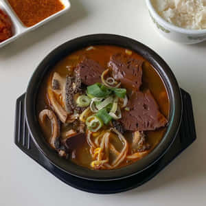 Minimalist Food Art: Tomato, Mozzarella, And Basil Wallpaper