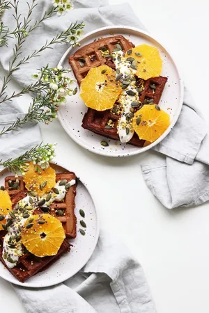 Minimalist Food Presentation On A White Plate Wallpaper