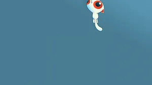 Minimalist Fox In The Wild Wallpaper