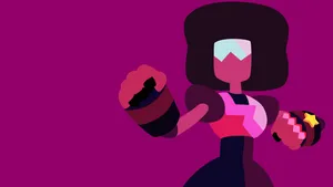 Minimalist Garnet Steven Universe Ipad Wallpaper