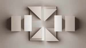 Minimalist Geometric Abstract Shapes Wallpaper