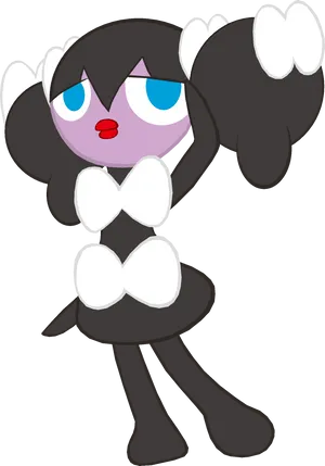 Minimalist Gothorita Wallpaper