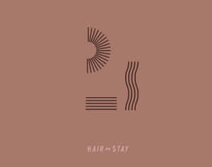 Minimalist Hair Stylist Graphic Wallpaper