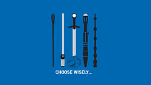 Minimalist Harry Potter Choose Wisely Wallpaper