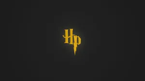 Minimalist Harry Potter Lightning Bolt Logo Wallpaper