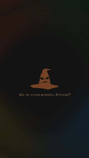 Minimalist Harry Potter Sorting Hat Quote Wallpaper