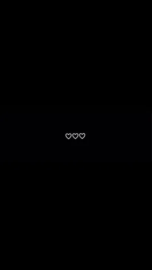 Minimalist_ Hearts_ Dark_ Background Wallpaper