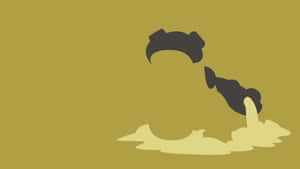 Minimalist Hippowdon Artwork Wallpaper