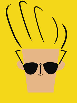 Minimalist Johnny Bravo Wallpaper