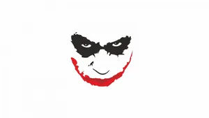 Minimalist Joker Mad Smile Wallpaper