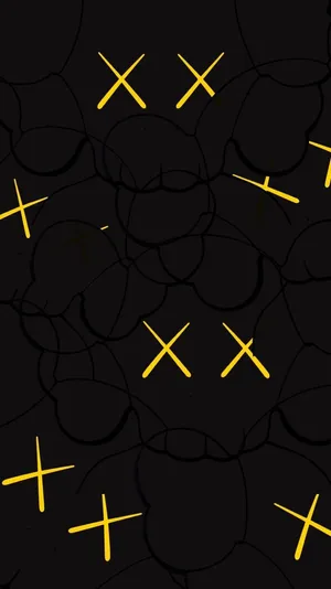 Minimalist Kaws Xx Art Wallpaper