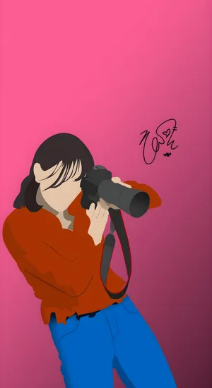Minimalist Kpop Photographer Wallpaper