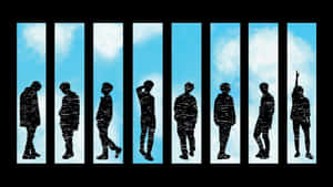 Minimalist Kpop Silhouettes Wallpaper