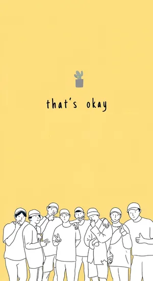 Minimalist Kpop Thats Okay Wallpaper