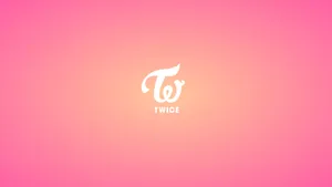 Minimalist Kpop Twice Logo Wallpaper