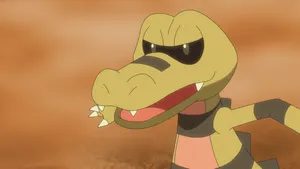 Minimalist Krokorok Brown Art Wallpaper