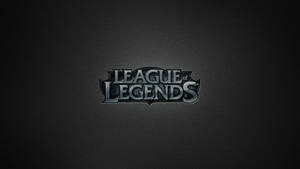 Minimalist League Of Legends Logo Wallpaper