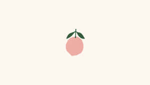 Minimalist Lemon Illustration Art Wallpaper