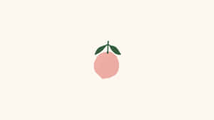 Minimalist Lemon Illustration Wallpaper