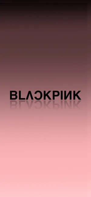 Minimalist Logo Black And Pink Iphone Wallpaper
