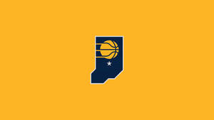 Minimalist Logo Of The Indiana Pacers Wallpaper